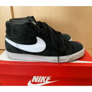 ナイキ(NIKE)のNIKE SB ZOOM BLAZER MID 黒(スニーカー)