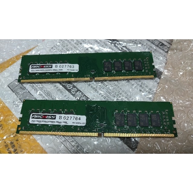 DDR4 メモリ　16GB2枚　32GB　 PC4-19200 　2400MHZPC/タブレット