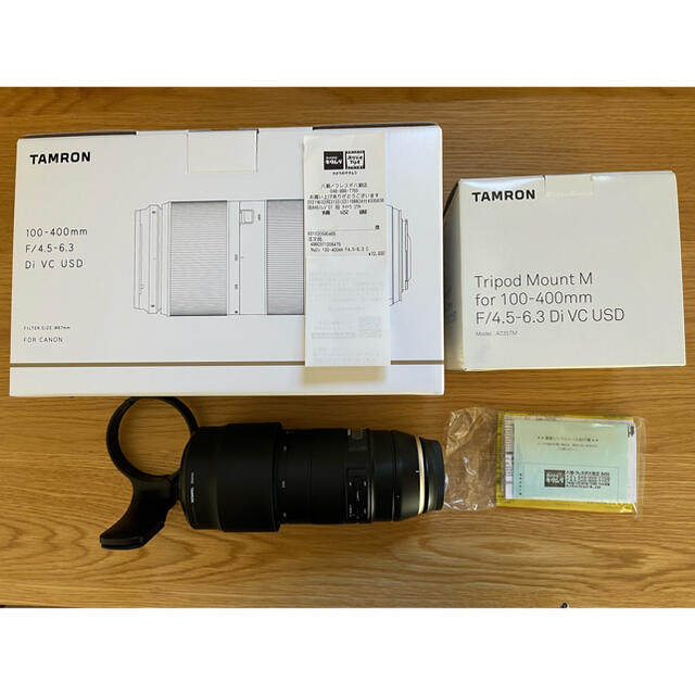 TAMRON(タムロン)の100-400mmF4.5-6.3DiVCUSD(ModelA035)Canon スマホ/家電/カメラのカメラ(レンズ(ズーム))の商品写真