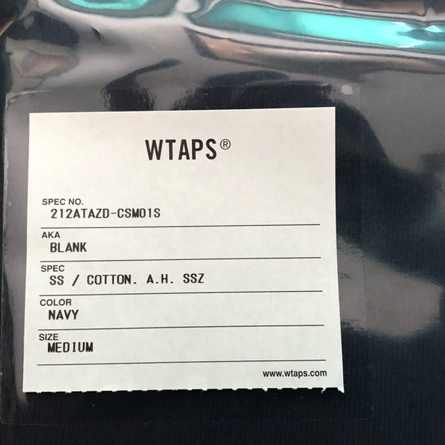 Wtaps SSZ A.H. BLANK / SS / COTTON Mサイズ - Tシャツ/カットソー ...
