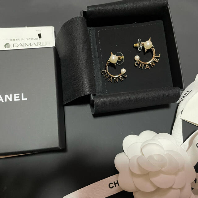 Chanel カメリア ピアス パール シャネル ドロップパール | unimac.az