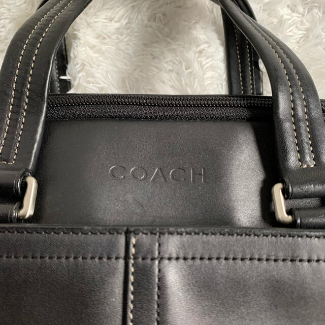 COACH(コーチ)の【極美品】コーチ　レキシトン　2way レザー　ビジネスバッグ　大容量　ブラック メンズのバッグ(ビジネスバッグ)の商品写真