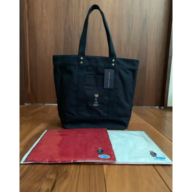 Ralph Lauren(ラルフローレン)の新品 即決 ラルフローレン ベア ベアー くま トートバッグ 鞄 タオル レディースのバッグ(トートバッグ)の商品写真