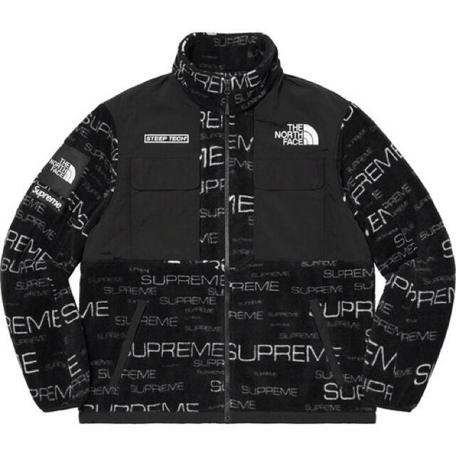 Supreme The North Face Fleece Jacket 黒　Lメンズ
