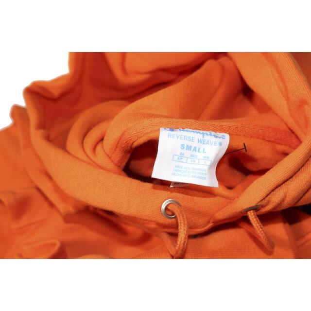 Champion(チャンピオン)のMOMA CHAMPION HOODIE ORANGE SIZE S  メンズのトップス(パーカー)の商品写真