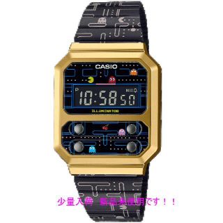 カシオ(CASIO)のCASIO A100WEPC-1BDR パックマン コラボ(腕時計(デジタル))