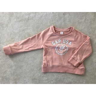 ギャップ(GAP)のギャップ　トレーナー　95 ピンク(Tシャツ/カットソー)