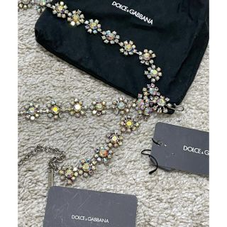 ドルチェアンドガッバーナ(DOLCE&GABBANA)の正規ドルチェ&ガッバーナ ラインストーン スワロチェーンベルト ドルガバ(ベルト)