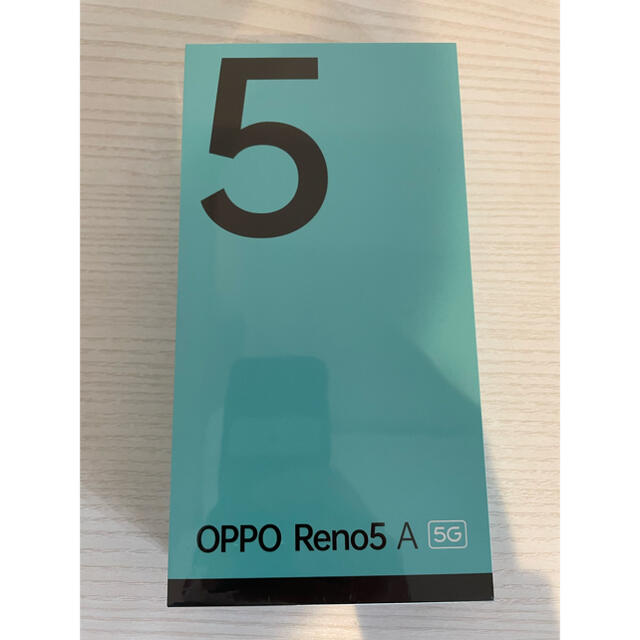 OPPO(オッポ)のOPPO Reno5 A シルバーブラック　simフリー スマホ/家電/カメラのスマートフォン/携帯電話(スマートフォン本体)の商品写真