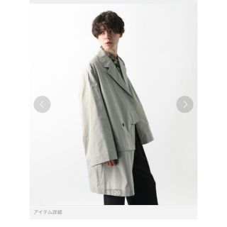 ハレ(HARE)の完売品❣️HAREカクソデジャケットコート2way(ステンカラーコート)