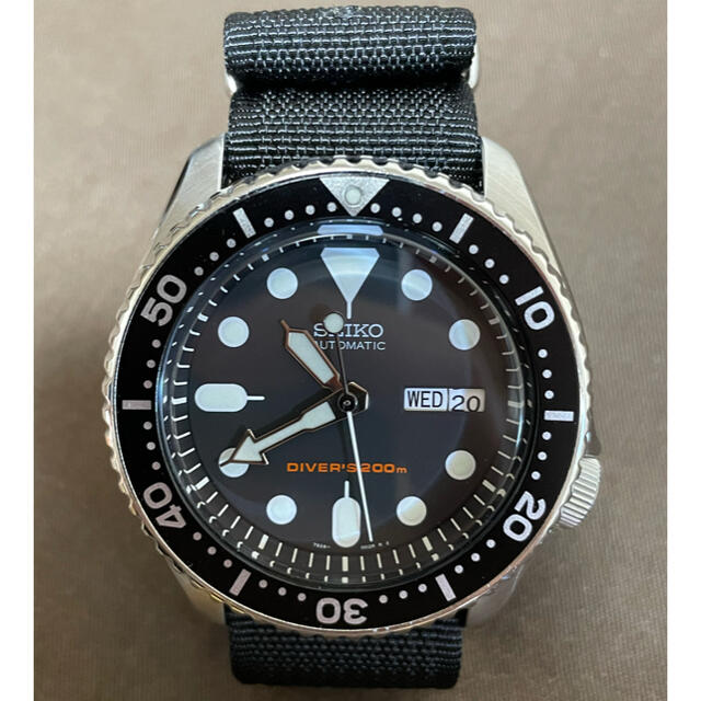 SEIKO - SEIKO SKX007 ブラックボーイscuba diver セイコーダイバーの+