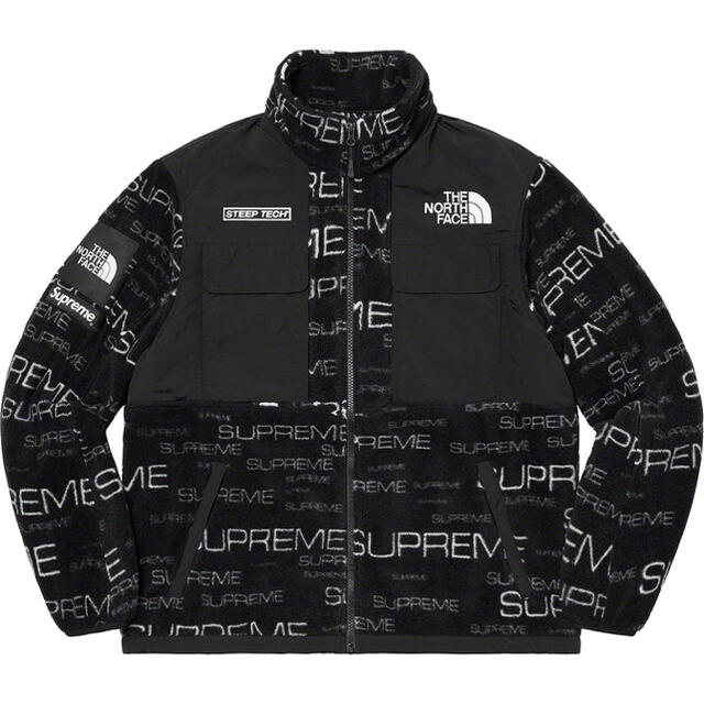 Supreme North Face Steep Fleece Jacket 黒 2