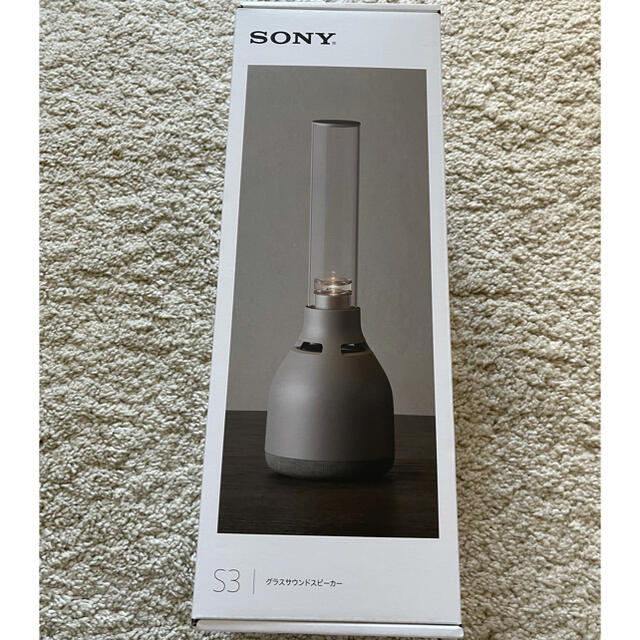 SONY(ソニー)の新品 ソニー SONY グラスサウンドスピーカー LSPX-S3 保証書付き スマホ/家電/カメラのオーディオ機器(スピーカー)の商品写真
