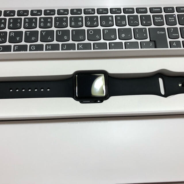 Apple Watch(アップルウォッチ)のApple Watch3 38mmアップルウォッチ 97%美品 メンズの時計(腕時計(デジタル))の商品写真