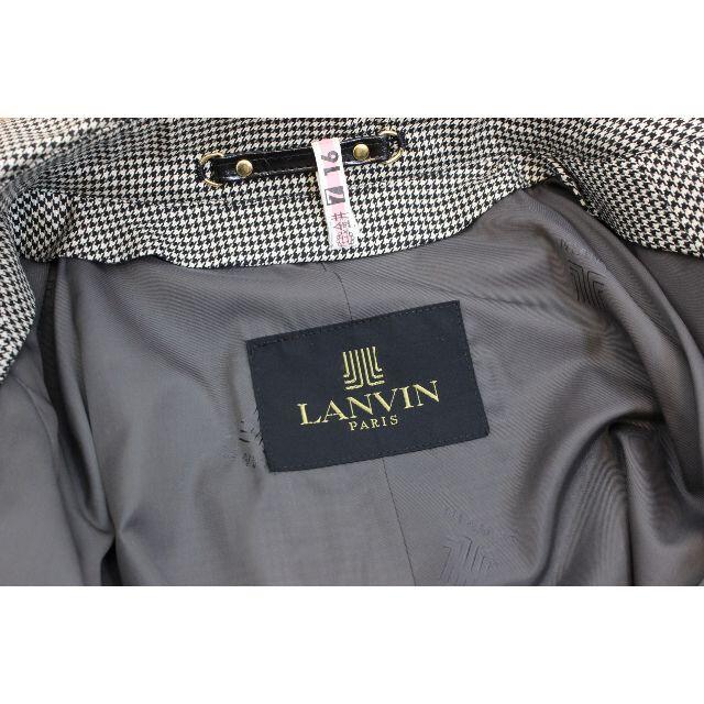 LANVIN(ランバン)の【新品同様】ランバン LANVIN ステンカラー コート M メンズ 絹 シルク メンズのジャケット/アウター(ステンカラーコート)の商品写真