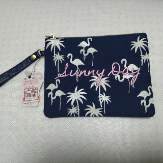 新品◆未使用◆しまむら◆クラッチポーチ◆navy(クラッチバッグ)