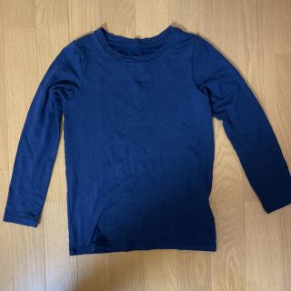 ユニクロ(UNIQLO)のユニクロ　ヒートテック　極暖　紺色　130cm(下着)