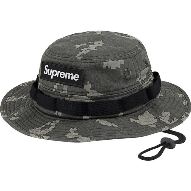 Supreme Military Boonie 黒 バケハ シュプリーム - ハット