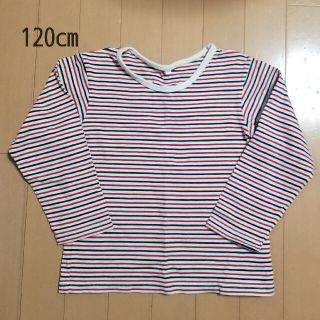 120cm　長袖ボーダーTシャツ(Tシャツ/カットソー)