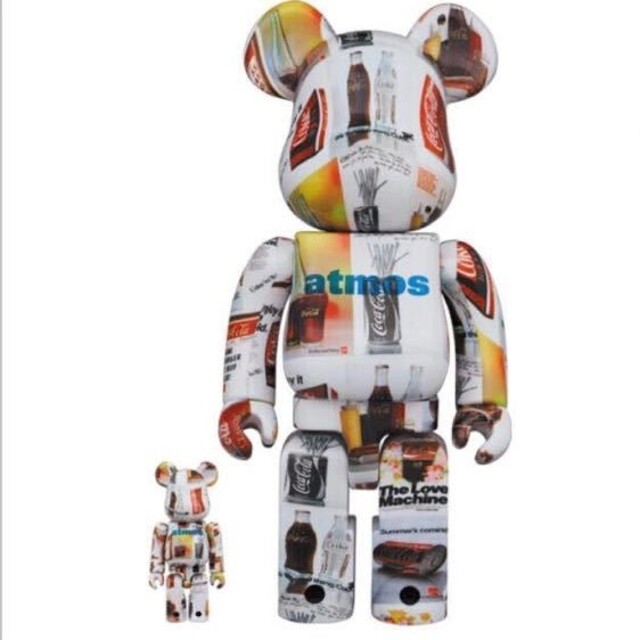 BE@RBRICK atmos × Coca-Cola 100％ 400%