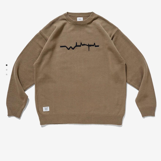 W)taps(ダブルタップス)のWtaps VIBES / SWEATER / ACRYLIC ブラウン/L メンズのトップス(ニット/セーター)の商品写真