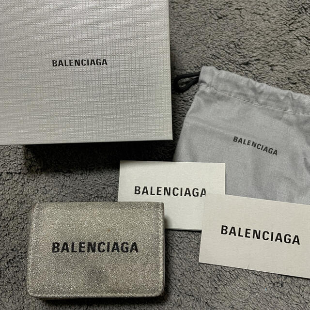 Balenciaga(バレンシアガ)のBALENCIAGA グリッターミニウォレット レディースのファッション小物(財布)の商品写真