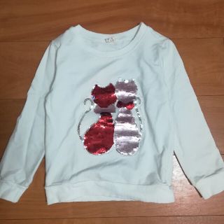 🍎🍎🍎様専用　薄手トレーナー　キラキラ　スパンコール　キッズ(Tシャツ/カットソー)