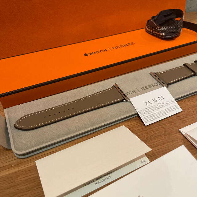 Apple Watch7 エルメス　エトゥープ　HERMES バンド　ベルト