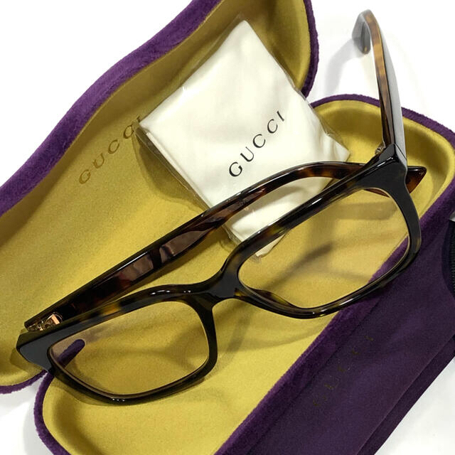 Gucci(グッチ)の売約済　グッチ　度付きメガネ　セルフレーム　蜂　鼈甲/グッチ　眼鏡　度付き　蜂 メンズのファッション小物(サングラス/メガネ)の商品写真