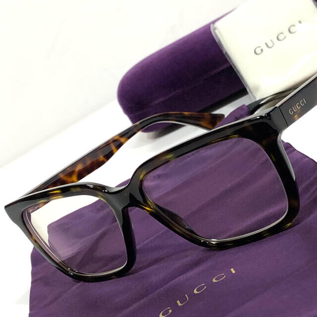 Gucci(グッチ)の売約済　グッチ　度付きメガネ　セルフレーム　蜂　鼈甲/グッチ　眼鏡　度付き　蜂 メンズのファッション小物(サングラス/メガネ)の商品写真