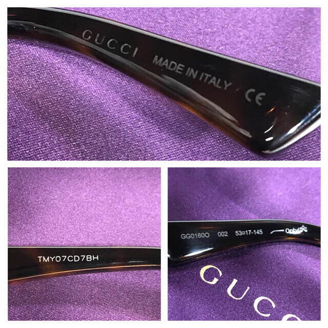 Gucci(グッチ)の売約済　グッチ　度付きメガネ　セルフレーム　蜂　鼈甲/グッチ　眼鏡　度付き　蜂 メンズのファッション小物(サングラス/メガネ)の商品写真