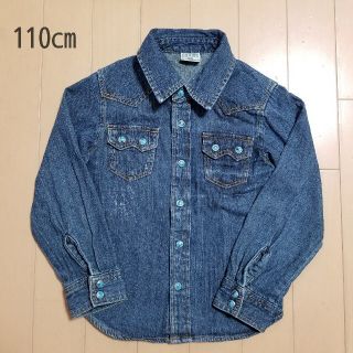 エフオーキッズ(F.O.KIDS)の110cm　F.O.KIDS　デニムシャツ(ブラウス)