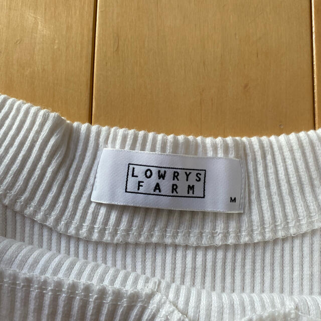 LOWRYS FARM(ローリーズファーム)のlowrys farm 5部袖ボートネックリブカットソー✳︎ローリーズファーム レディースのトップス(カットソー(半袖/袖なし))の商品写真