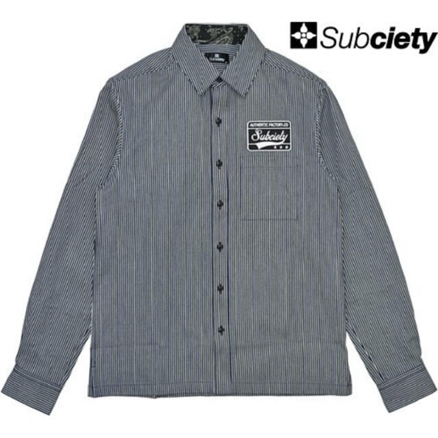 Subciety(サブサエティ)のsubciety サブサエティ  EMBLEM SHIRT シャツ ジャケット メンズのトップス(シャツ)の商品写真