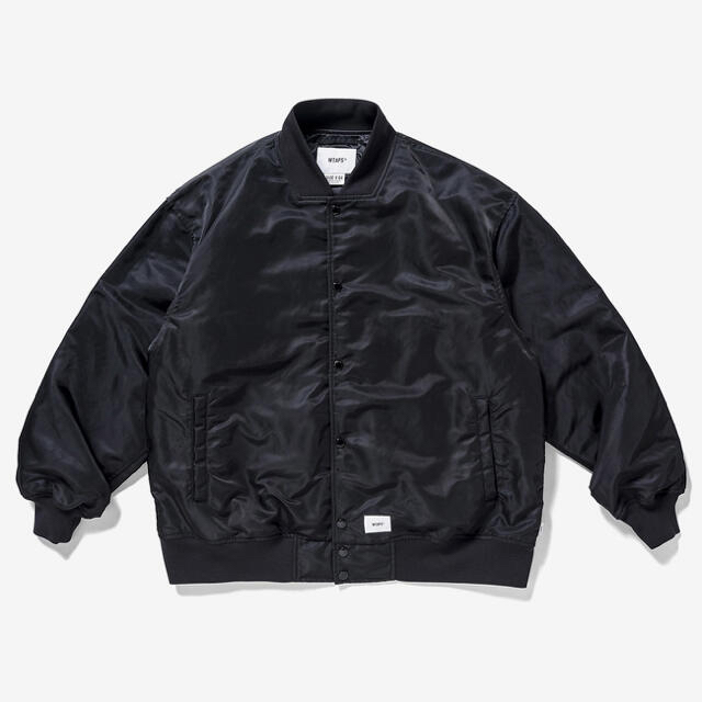 Lサイズ 21AW WTAPS TEAM NYLON JACKET BLACKメンズ