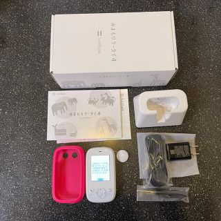 ソフトバンク(Softbank)のSoftbank みまもりケータイ4 美品　付属品あり(携帯電話本体)