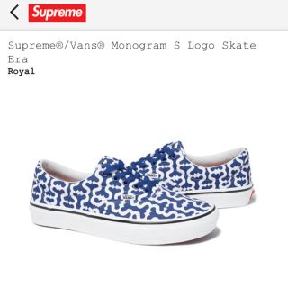 シュプリーム(Supreme)のsupreme/Vans Monogram S Logo Skate Era(スニーカー)