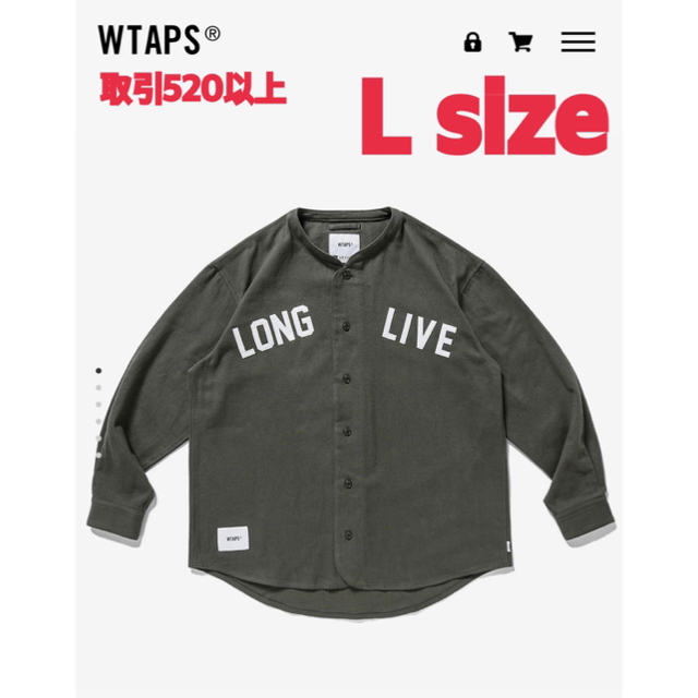 W)taps(ダブルタップス)の21FW WTAPS LEAGUE OLIVE DRAB Lサイズ メンズのトップス(シャツ)の商品写真