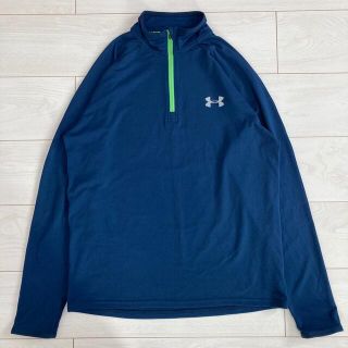 アンダーアーマー(UNDER ARMOUR)のアンダーアーマースポーツウェアロングクォータージップハイネック/古着(ジャージ)