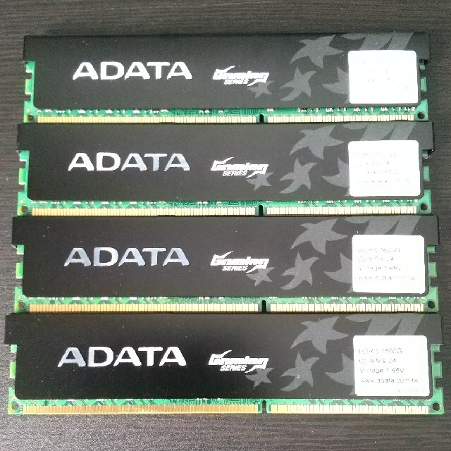 ADATA AX3U1600 DDR3 4GB 4枚 16GB 1