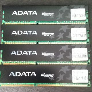 ADATA AX3U1600 DDR3 4GB 4枚 16GB(PCパーツ)