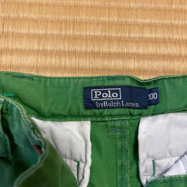 POLO RALPH LAUREN(ポロラルフローレン)の半ズボン　100 緑　ポロ　polo キッズ/ベビー/マタニティのキッズ服男の子用(90cm~)(パンツ/スパッツ)の商品写真