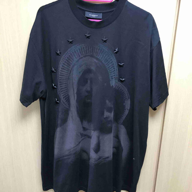 正規 13SS GIVENCHY ジバンシィ マリア スタッズ Tシャツメンズ