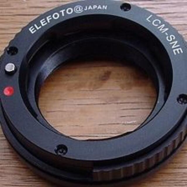 ELEFOTOマクロヘリコイドライカＭレンズをソニーフルサイズEマウント