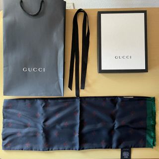 グッチ(Gucci)のGUCCI シルクスカーフ BEE(バンダナ/スカーフ)