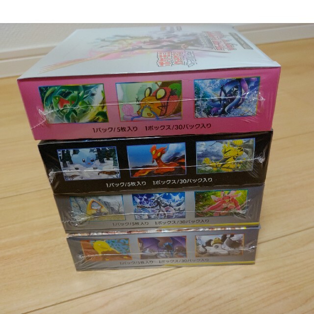 ポケモンカード　サン&ムーン　box x4 セット 1