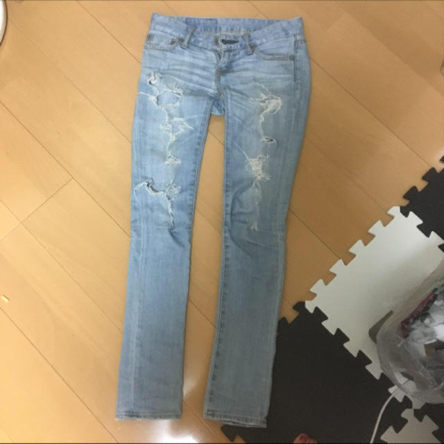 moussy(マウジー)のマウジー クラッシュスキニー レディースのパンツ(デニム/ジーンズ)の商品写真