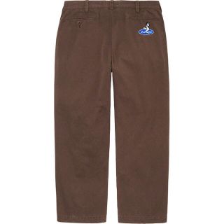 シュプリーム(Supreme)の30 茶 supreme pin up chino pant brown 新品(チノパン)