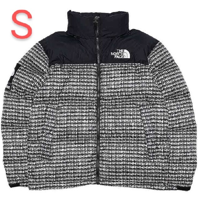 Supreme TNF Studded Nuptse Jacket Sサイズ