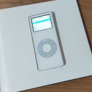 アイポッド(iPod)のipod nano 初代 2G　アイポッド　ホワイト　白(ポータブルプレーヤー)